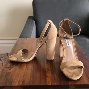 Steve Madden Carrson Suede heels - Sand